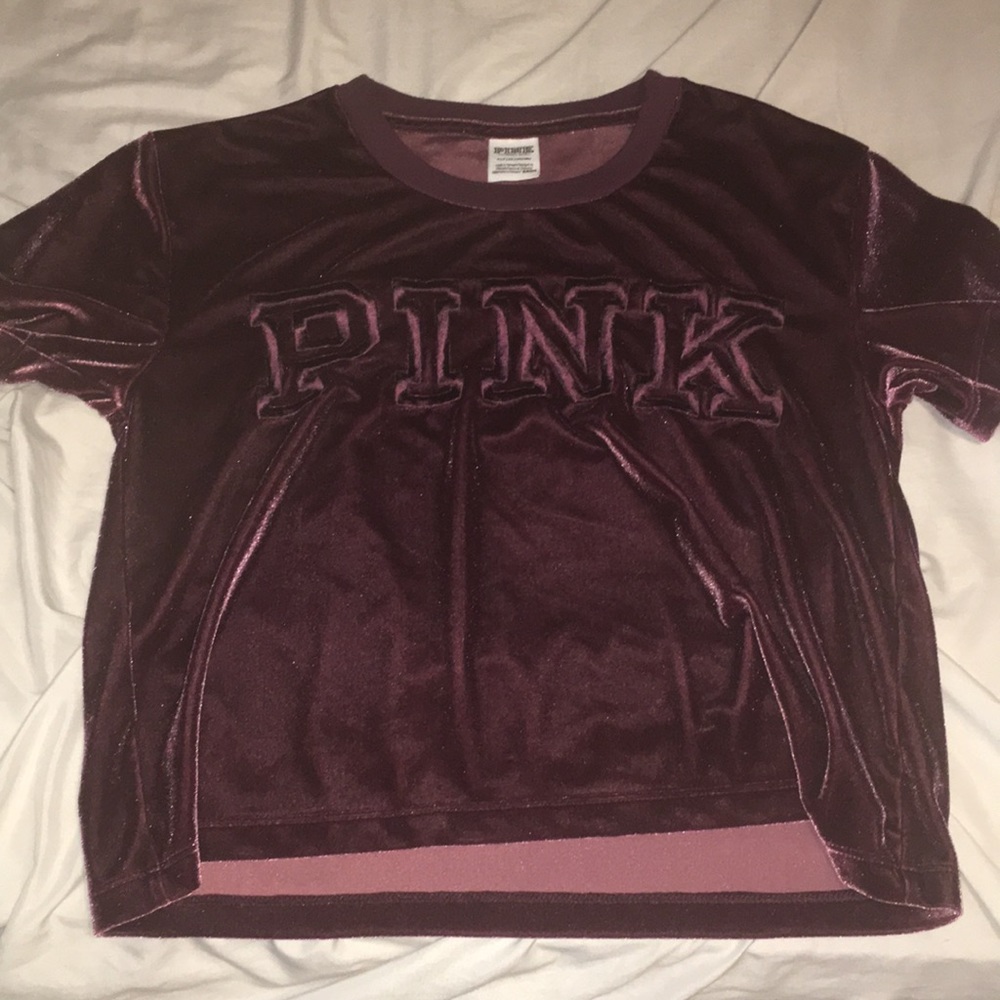 A top from pink made with 90% polyester